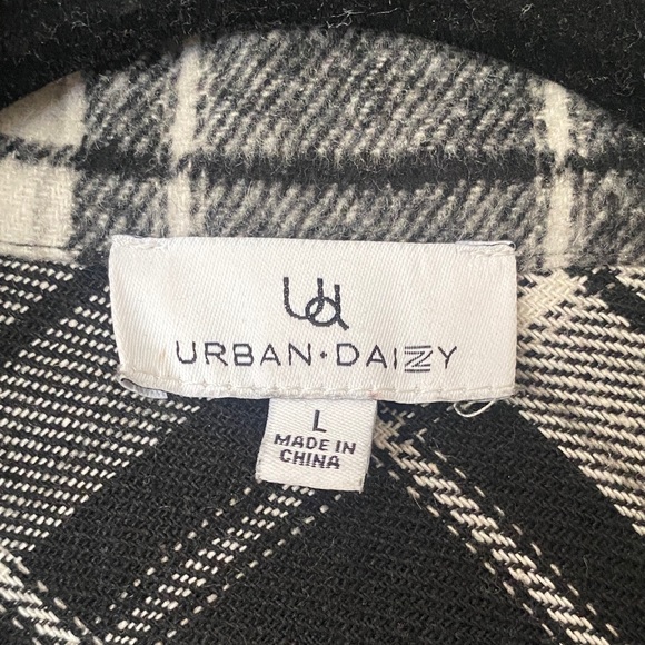 Black and White Plaid Shirt - Picture 2 of 4